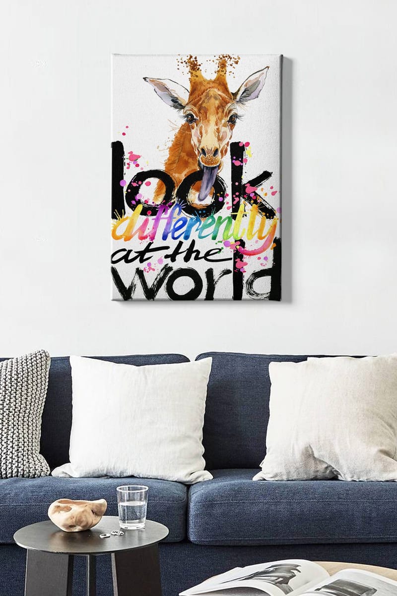 Dekorativ Canvastavla 50x70 cm - Flerfärgad - Inredning & dekor - Tavlor & konst - Canvastavla