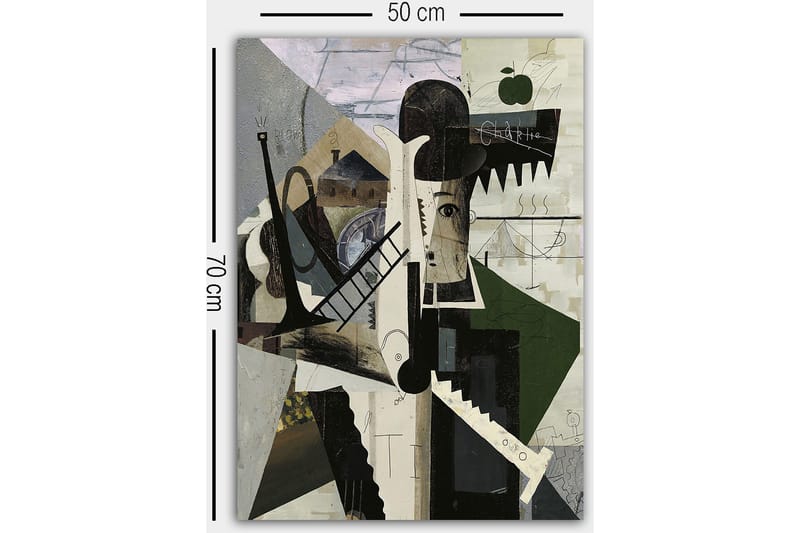 Dekorativ Canvastavla 50x70 cm - Flerfärgad - Inredning & dekor - Tavlor & konst - Canvastavla