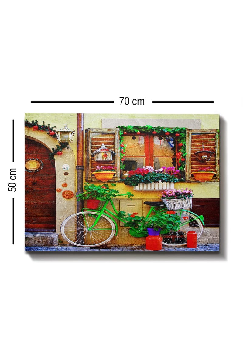 Dekorativ Canvastavla 50x70 cm - Flerfärgad - Inredning & dekor - Tavlor & konst - Canvastavla