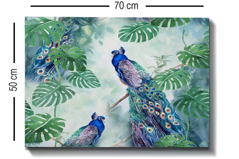 Dekorativ Canvastavla 50x70 cm - Flerfärgad - Inredning & dekor - Tavlor & konst - Canvastavla