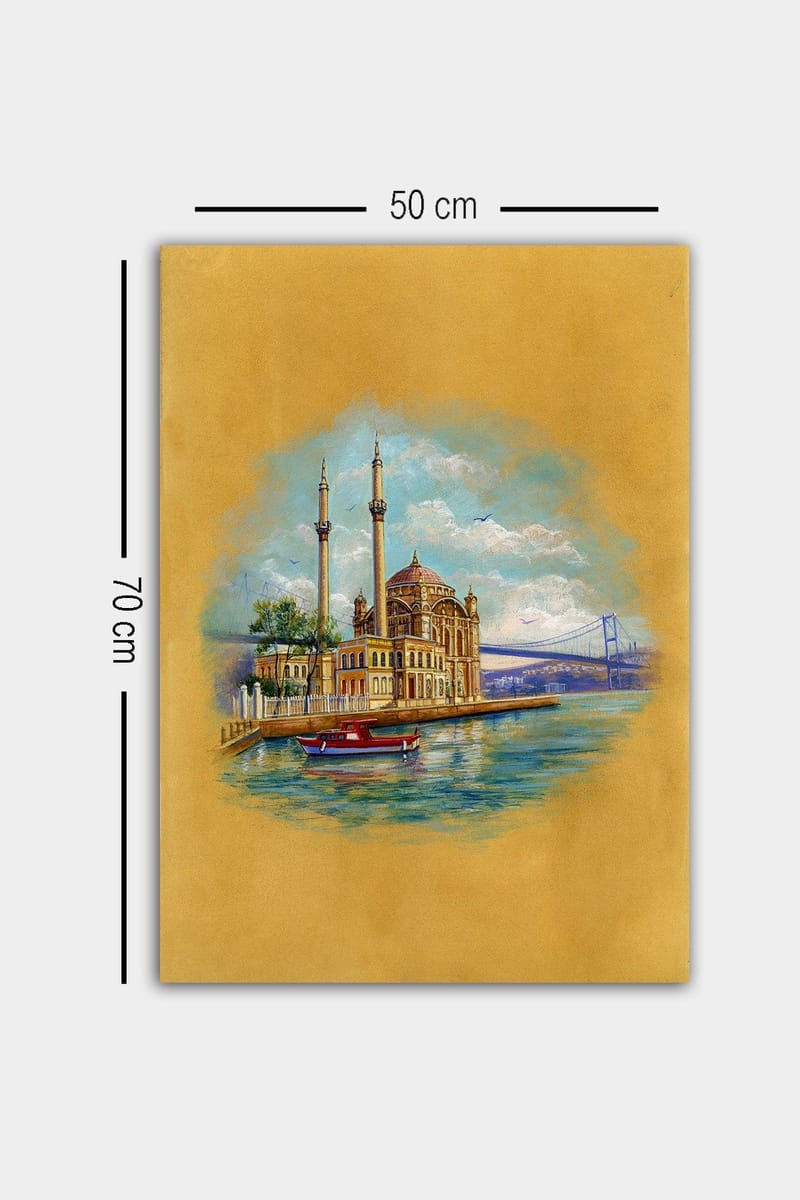 Dekorativ Canvastavla 50x70 cm - Flerfärgad - Inredning & dekor - Tavlor & konst - Canvastavla