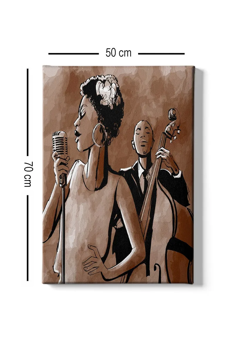 Dekorativ Canvastavla 50x70 cm - Flerfärgad - Inredning & dekor - Tavlor & konst - Canvastavla