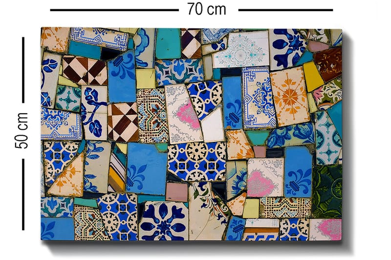 Dekorativ Canvastavla 50x70 cm - Flerfärgad - Inredning & dekor - Tavlor & konst - Canvastavla