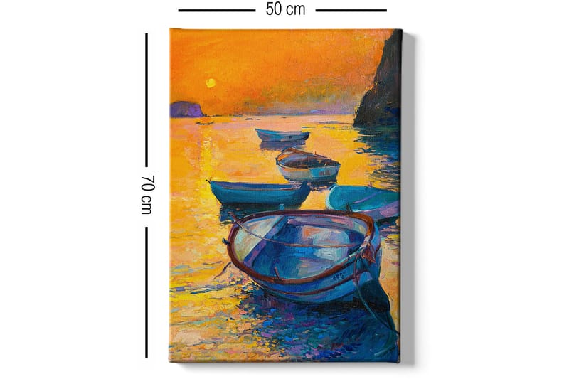 Dekorativ Canvastavla 50x70 cm - Flerfärgad - Inredning & dekor - Tavlor & konst - Canvastavla