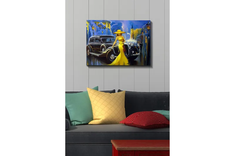 Dekorativ Canvastavla 50x70 cm, Flerfärgad