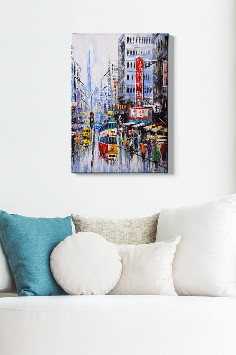 Dekorativ Canvastavla 50x70 cm - Flerfärgad - Inredning & dekor - Tavlor & konst - Canvastavla