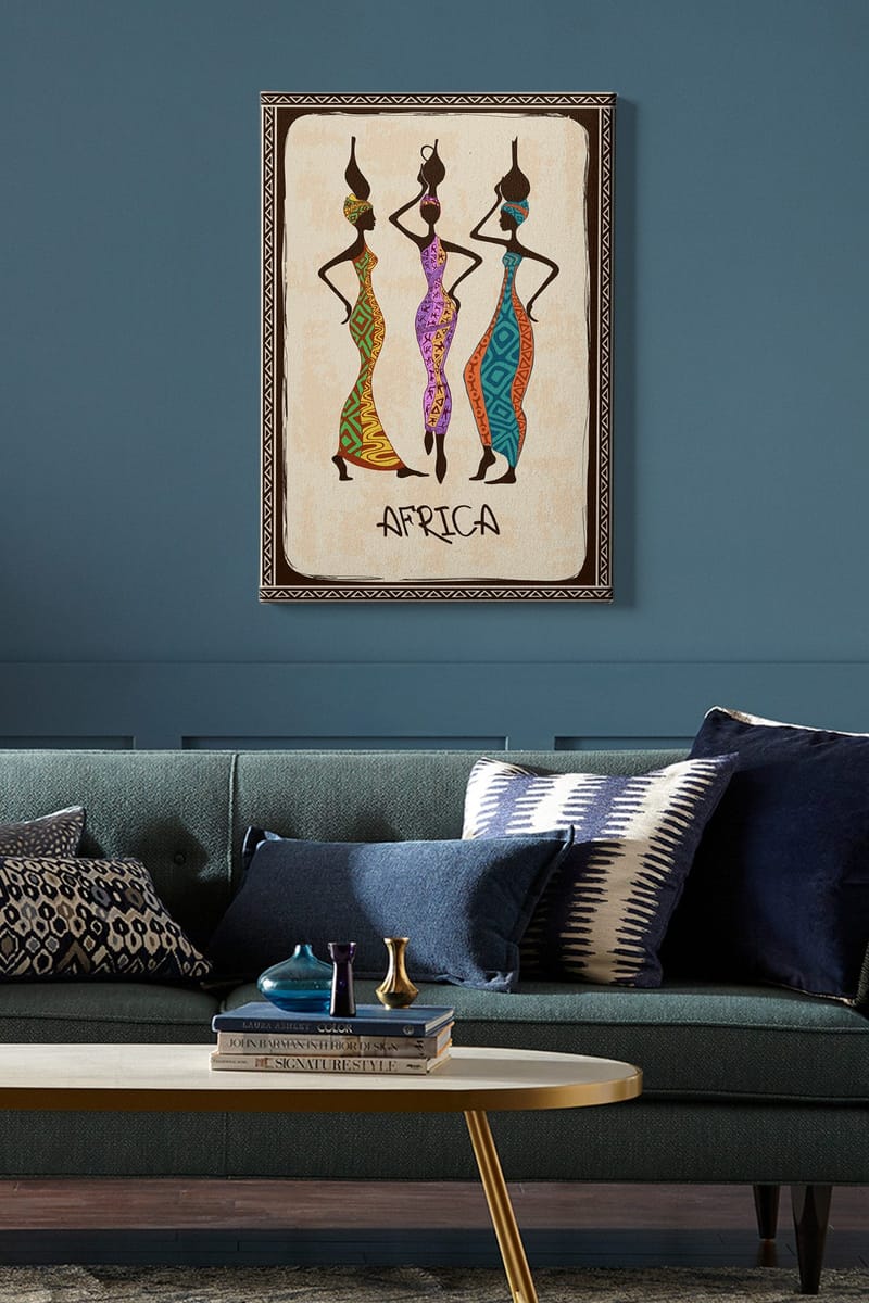 Dekorativ Canvastavla 50x70 cm - Flerfärgad - Inredning & dekor - Tavlor & konst - Canvastavla