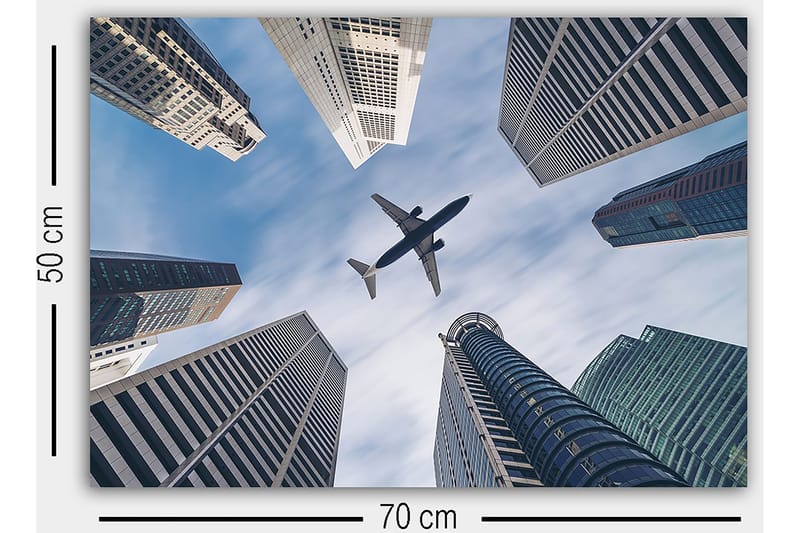 Dekorativ Canvastavla 50x70 cm - Flerfärgad - Inredning & dekor - Tavlor & konst - Canvastavla