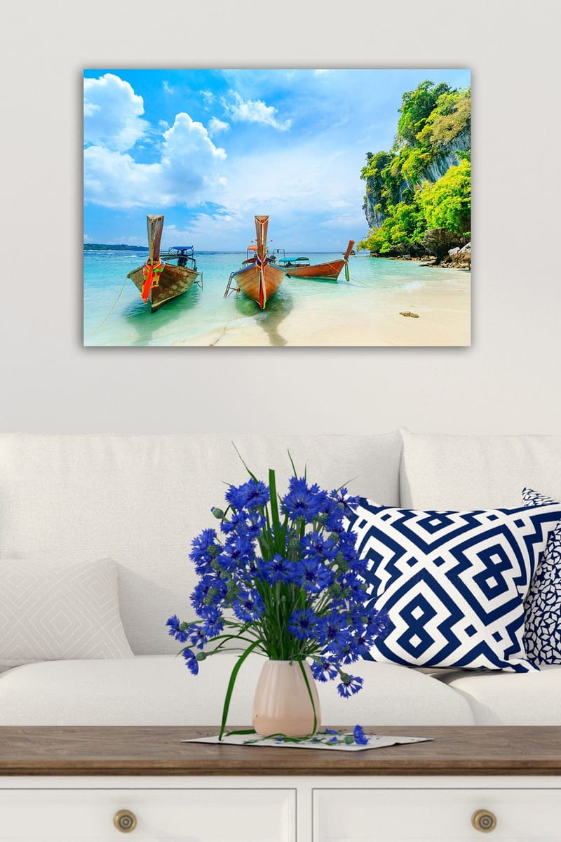 Dekorativ Canvastavla 50x70 cm - Flerfärgad - Inredning & dekor - Tavlor & konst - Canvastavla