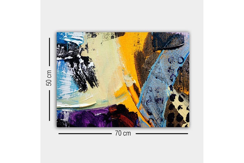 Dekorativ Canvastavla 50x70 cm - Flerfärgad - Inredning & dekor - Tavlor & konst - Canvastavla