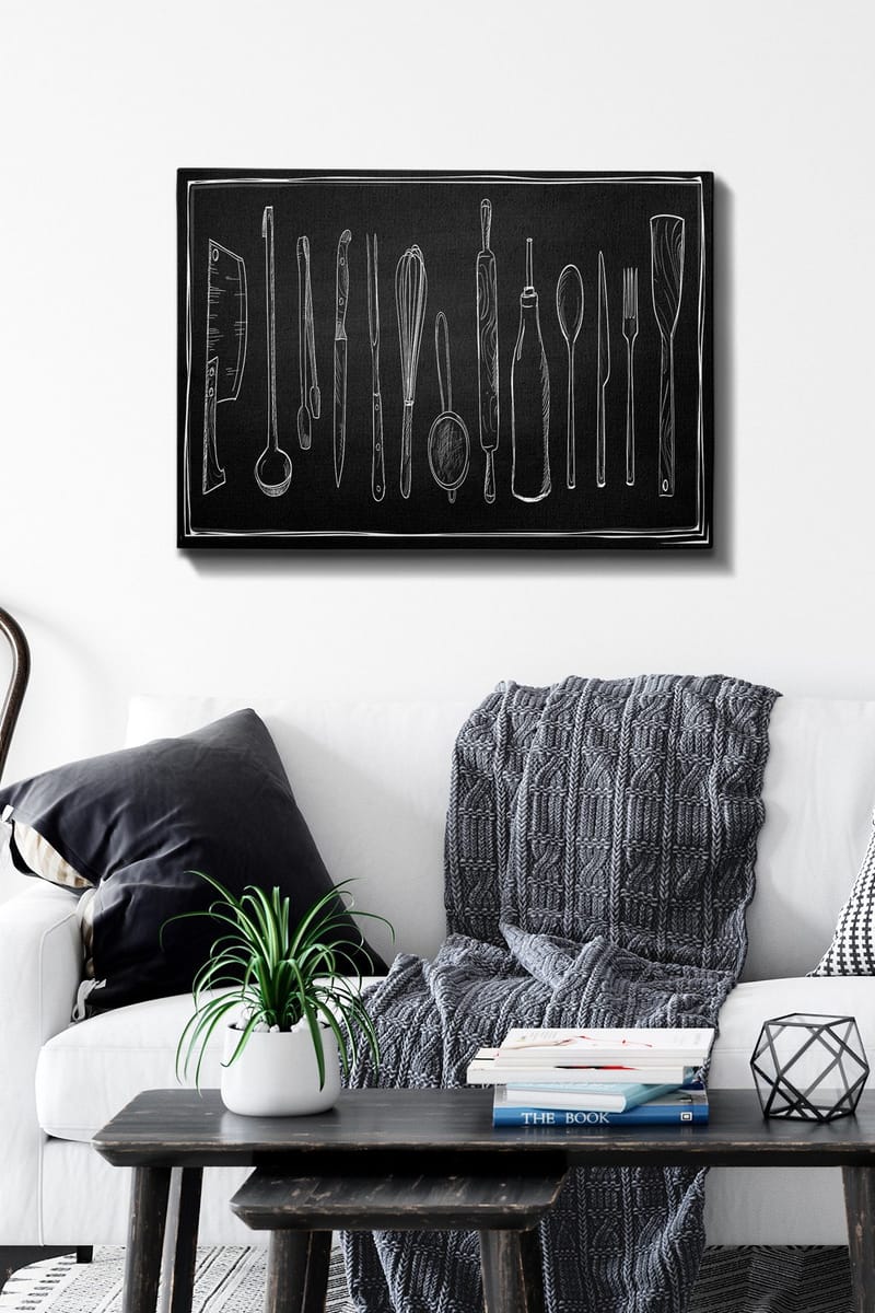 Dekorativ Canvastavla 50x70 cm - Flerfärgad - Inredning & dekor - Tavlor & konst - Canvastavla