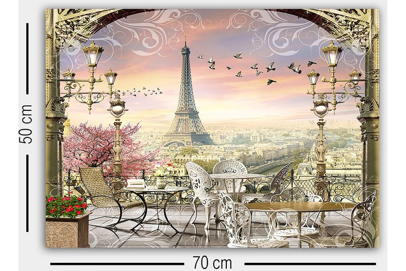 Dekorativ Canvastavla 50x70 cm - Flerfärgad - Inredning & dekor - Tavlor & konst - Canvastavla