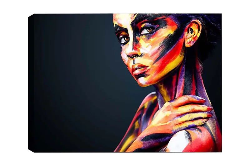 Dekorativ Canvastavla 50x70 cm - Flerfärgad - Inredning & dekor - Tavlor & konst - Canvastavla