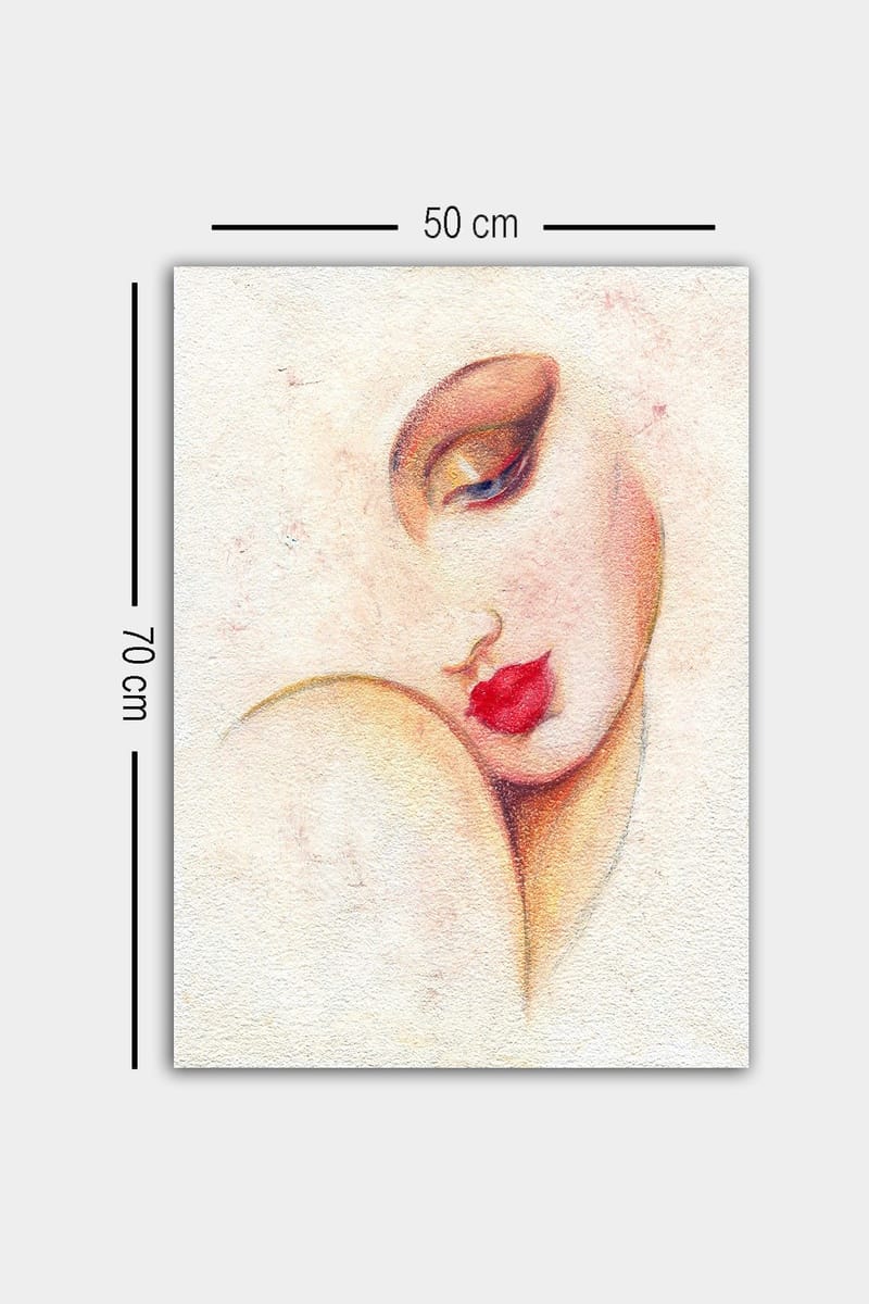 Dekorativ Canvastavla 50x70 cm - Flerfärgad - Inredning & dekor - Tavlor & konst - Canvastavla