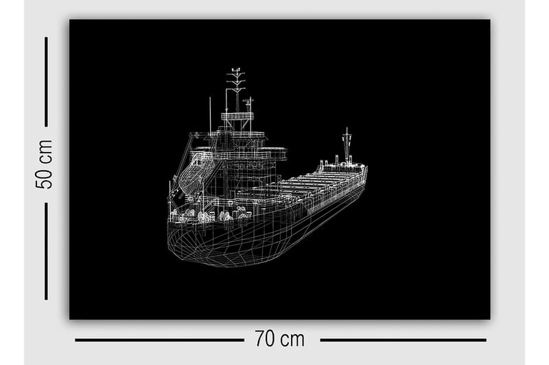 Dekorativ Canvastavla 50x70 cm - Flerfärgad - Inredning & dekor - Tavlor & konst - Canvastavla