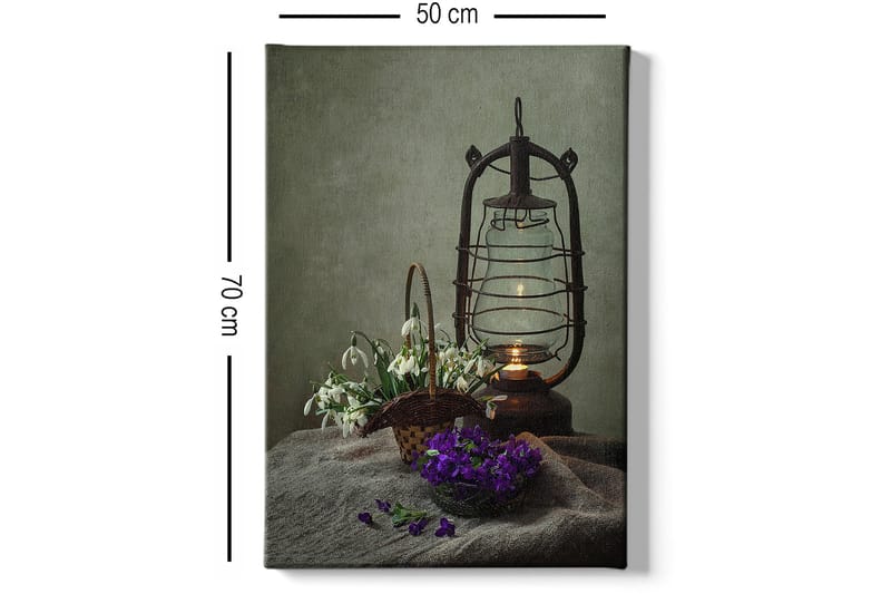 Dekorativ Canvastavla 50x70 cm - Flerfärgad - Inredning & dekor - Tavlor & konst - Canvastavla