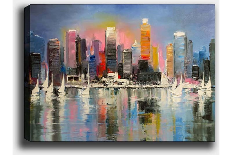 Dekorativ Canvastavla 50x70 cm - Flerfärgad - Inredning & dekor - Tavlor & konst - Canvastavla