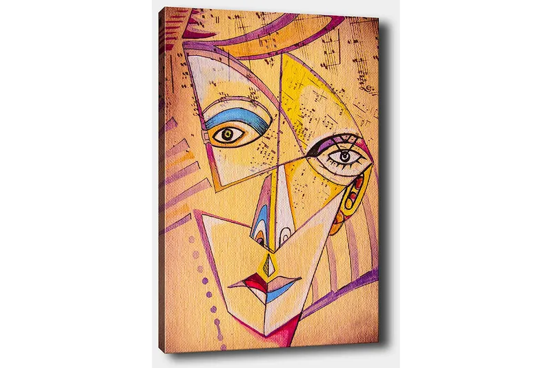 Dekorativ Canvastavla 50x70 cm - Flerfärgad - Inredning & dekor - Tavlor & konst - Canvastavla