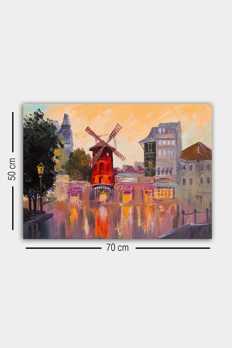 Dekorativ Canvastavla 50x70 cm - Flerfärgad - Inredning & dekor - Tavlor & konst - Canvastavla