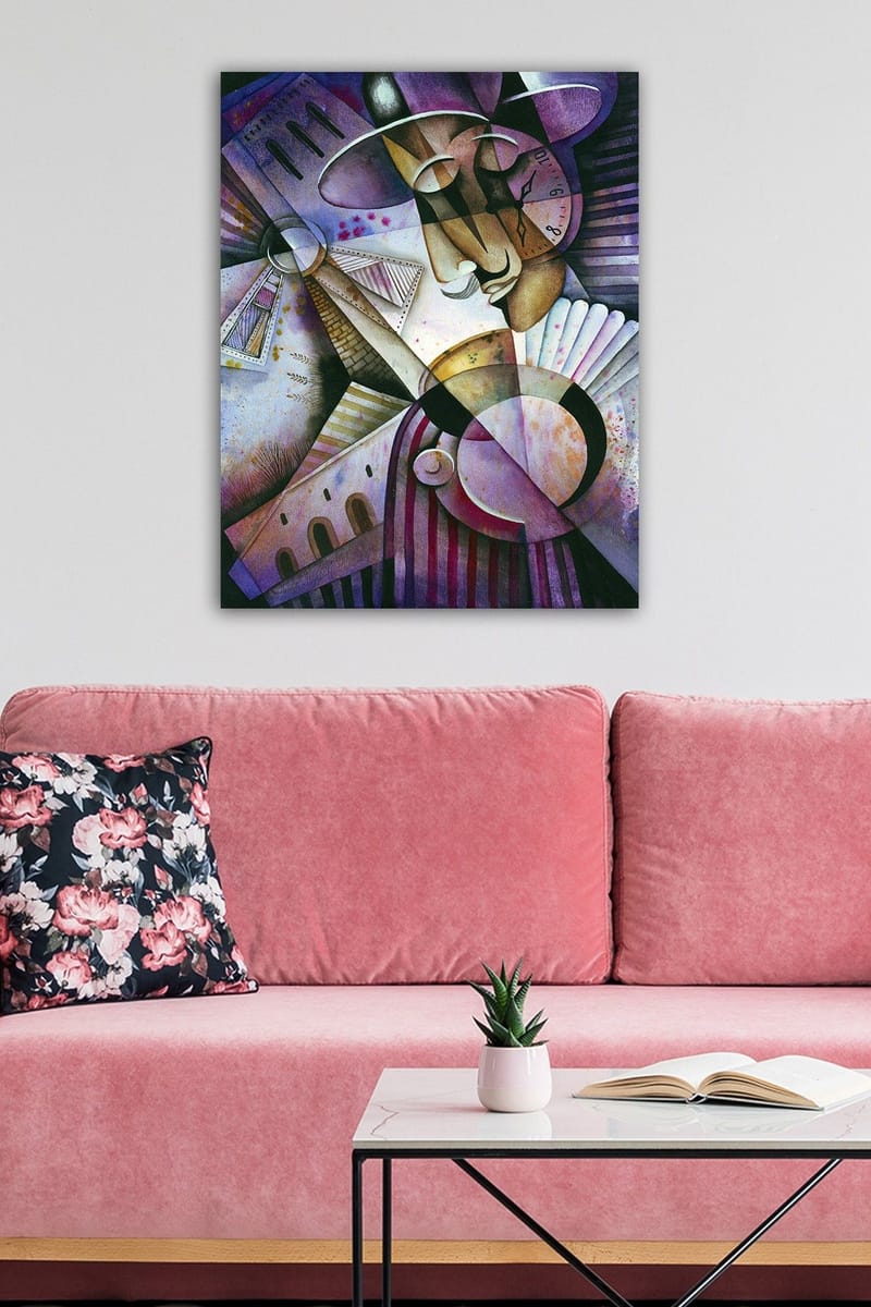 Dekorativ Canvastavla 50x70 cm - Flerfärgad - Inredning & dekor - Tavlor & konst - Canvastavla