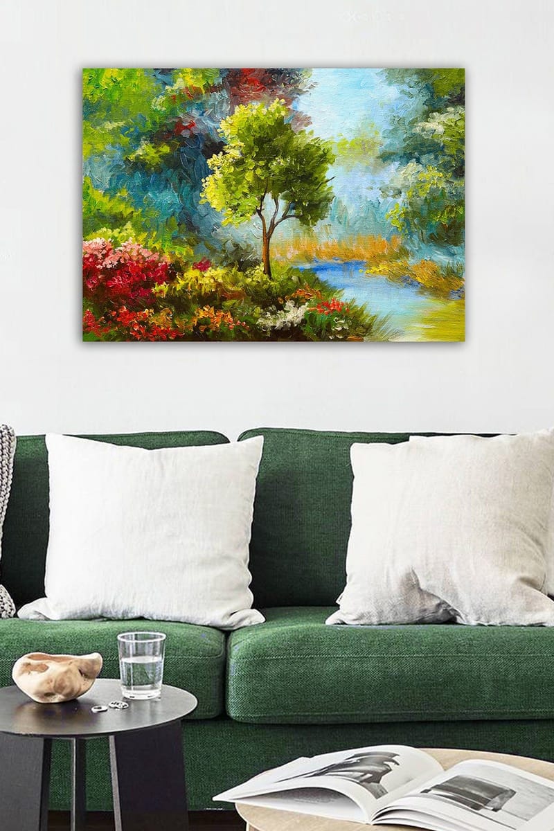 Dekorativ Canvastavla 50x70 cm - Flerfärgad - Inredning & dekor - Tavlor & konst - Canvastavla