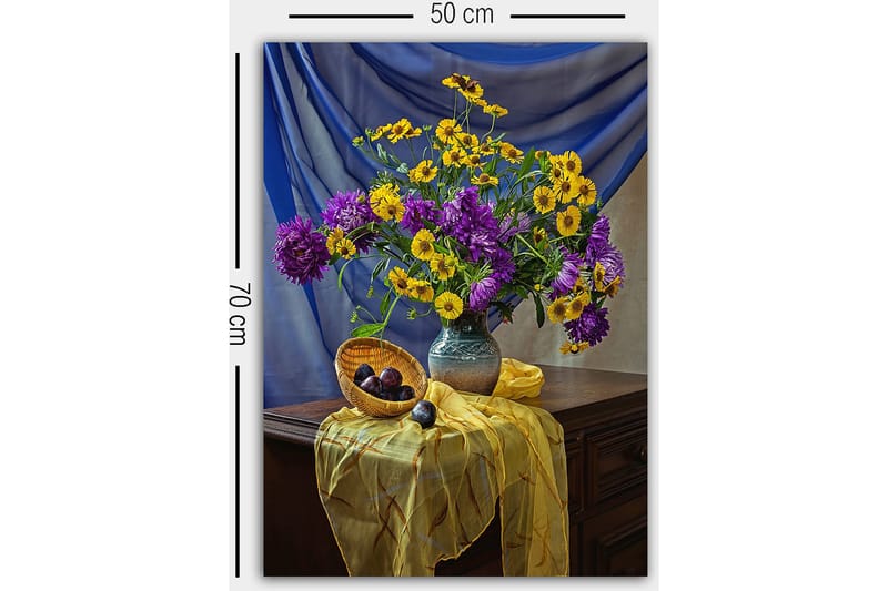 Dekorativ Canvastavla 50x70 cm - Flerfärgad - Inredning & dekor - Tavlor & konst - Canvastavla