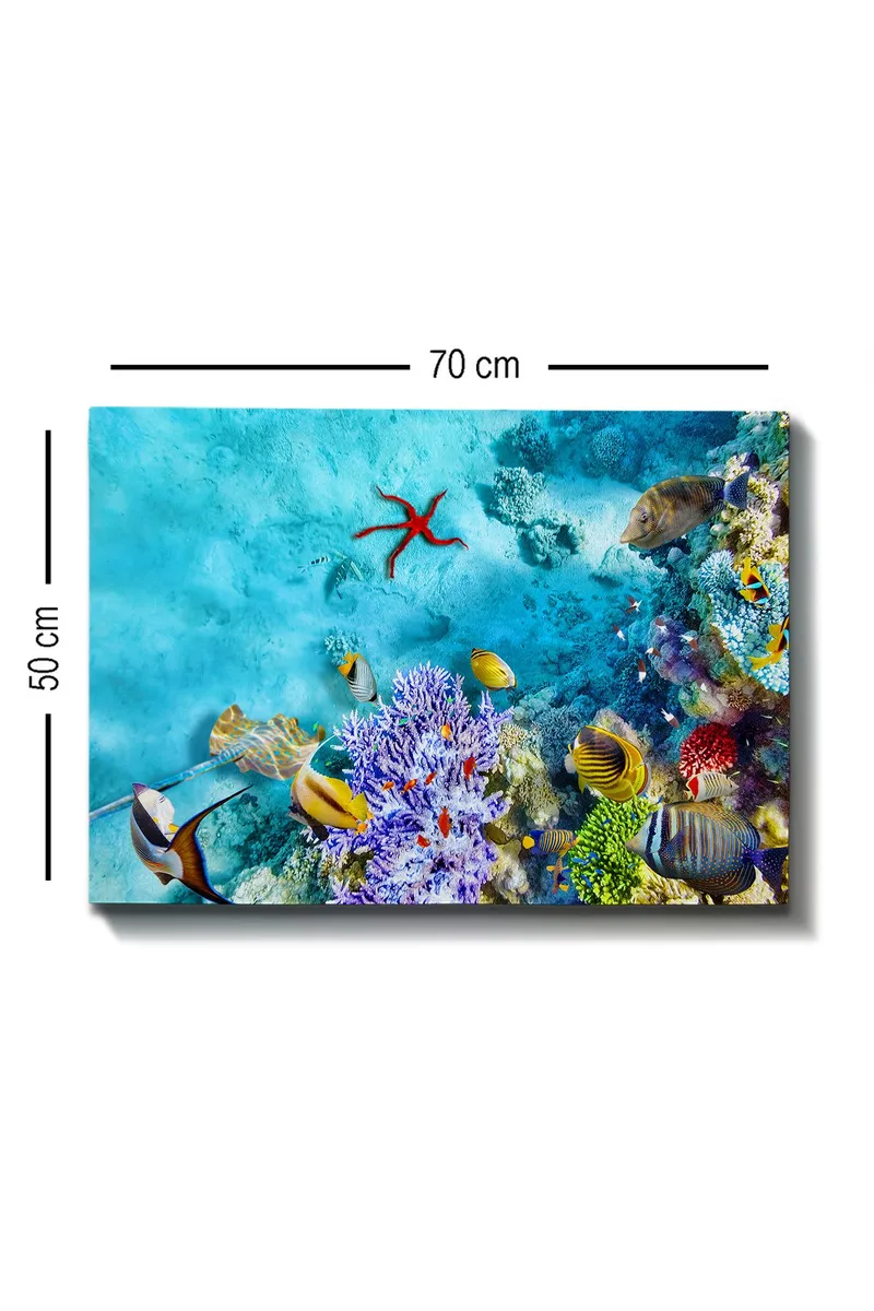 Dekorativ Canvastavla 50x70 cm - Flerfärgad - Inredning & dekor - Tavlor & konst - Canvastavla