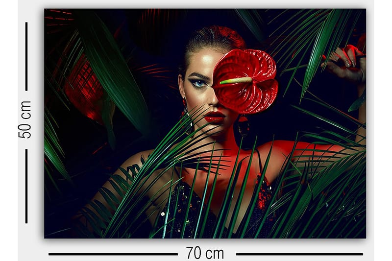 Dekorativ Canvastavla 50x70 cm - Flerfärgad - Inredning & dekor - Tavlor & konst - Canvastavla