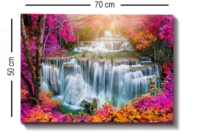 Dekorativ Canvastavla 50x70 cm - Flerfärgad - Inredning & dekor - Tavlor & konst - Canvastavla