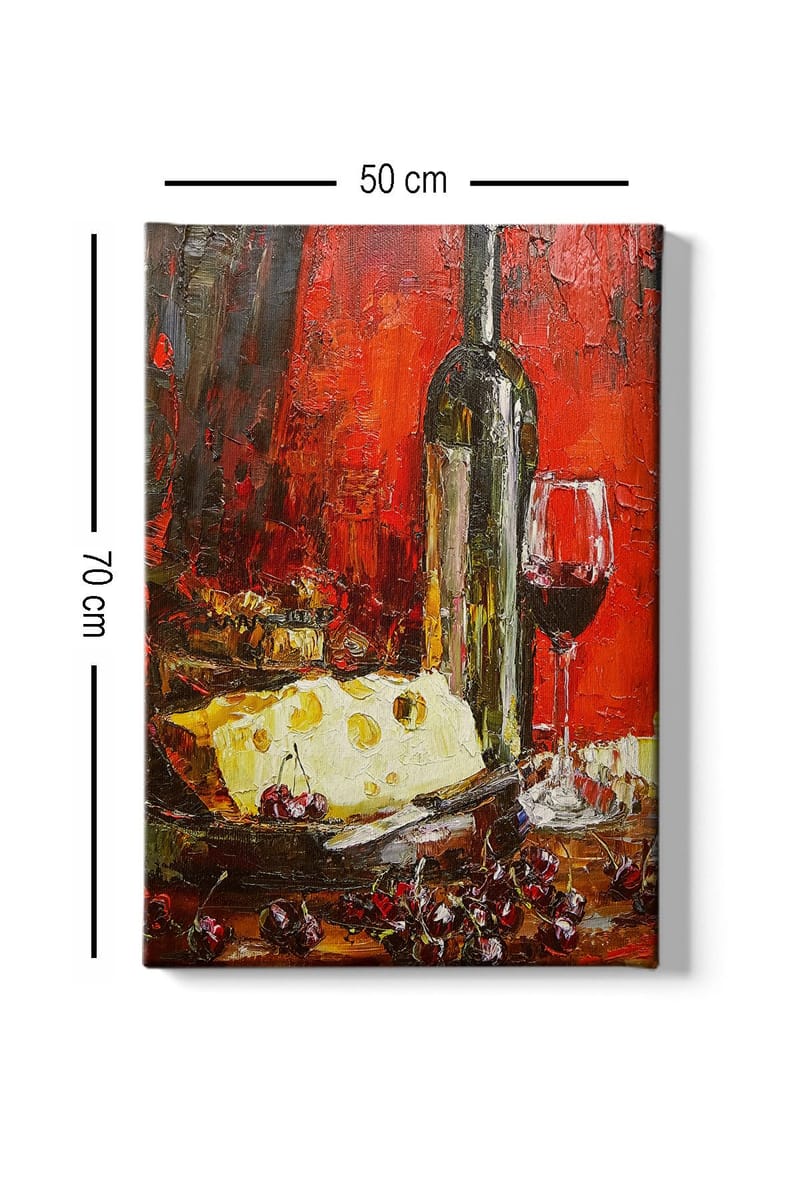 Dekorativ Canvastavla 50x70 cm - Flerfärgad - Inredning & dekor - Tavlor & konst - Canvastavla