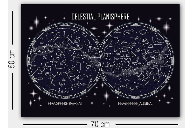 Dekorativ Canvastavla 50x70 cm - Flerfärgad - Inredning & dekor - Tavlor & konst - Canvastavla