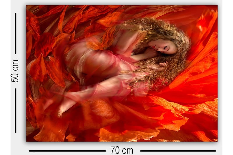 Dekorativ Canvastavla 50x70 cm - Flerfärgad - Inredning & dekor - Tavlor & konst - Canvastavla