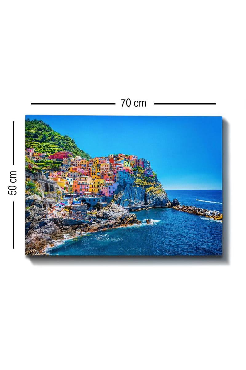 Dekorativ Canvastavla 50x70 cm - Flerfärgad - Inredning & dekor - Tavlor & konst - Canvastavla