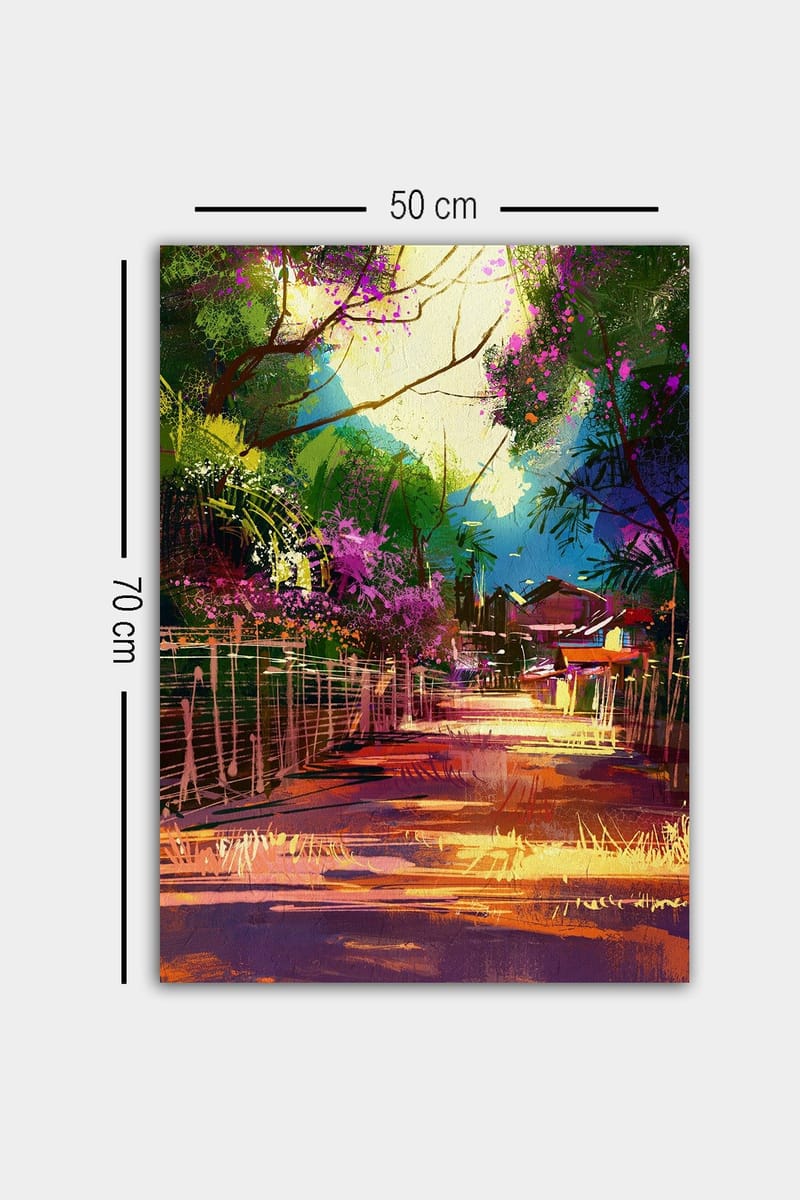 Dekorativ Canvastavla 50x70 cm - Flerfärgad - Inredning & dekor - Tavlor & konst - Canvastavla