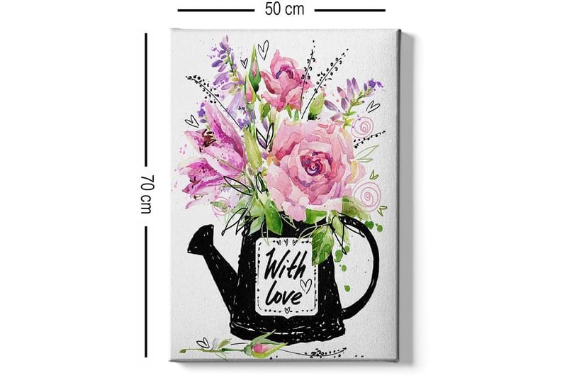 Dekorativ Canvastavla 50x70 cm - Flerfärgad - Inredning & dekor - Tavlor & konst - Canvastavla