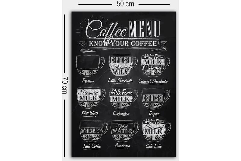 Dekorativ Canvastavla 50x70 cm - Flerfärgad - Inredning & dekor - Tavlor & konst - Canvastavla