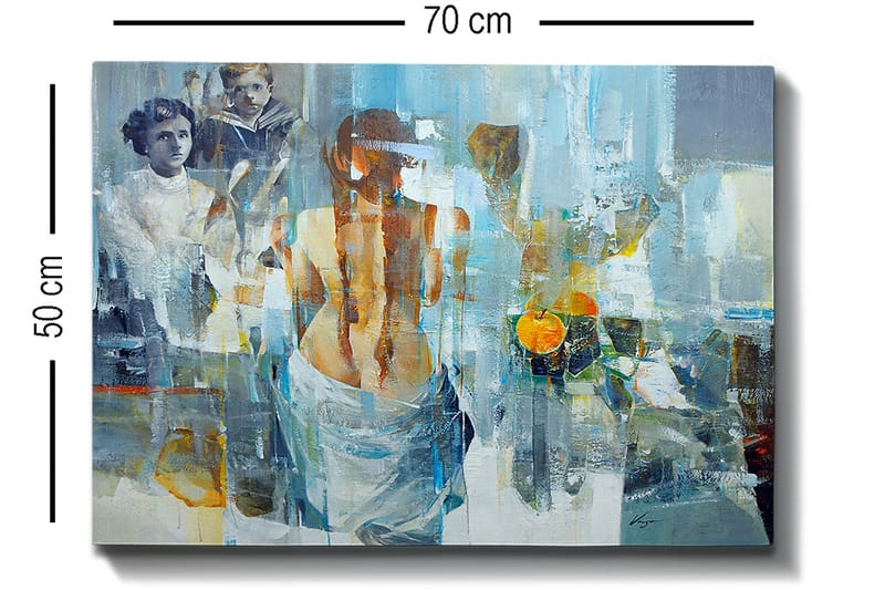 Dekorativ Canvastavla 50x70 cm - Flerfärgad - Inredning & dekor - Tavlor & konst - Canvastavla