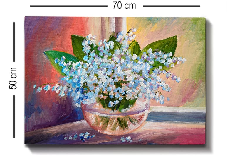 Dekorativ Canvastavla 50x70 cm - Flerfärgad - Inredning & dekor - Tavlor & konst - Canvastavla