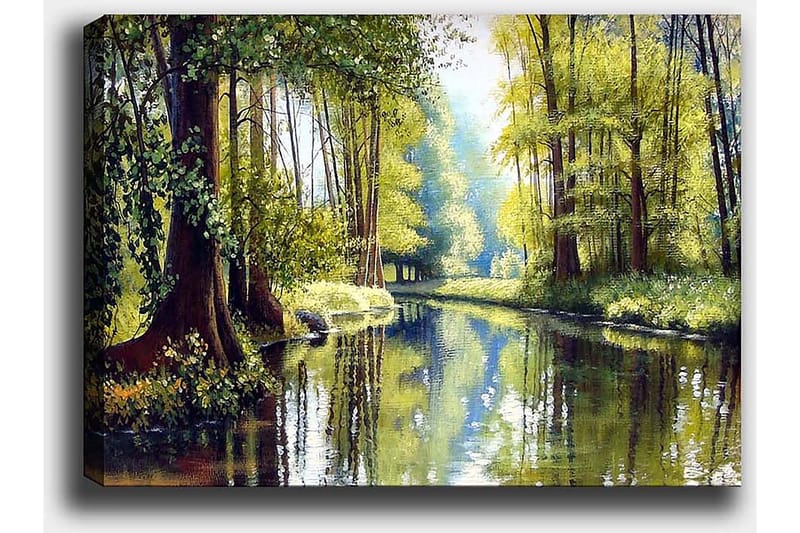 Dekorativ Canvastavla 50x70 cm - Flerfärgad - Inredning & dekor - Tavlor & konst - Canvastavla