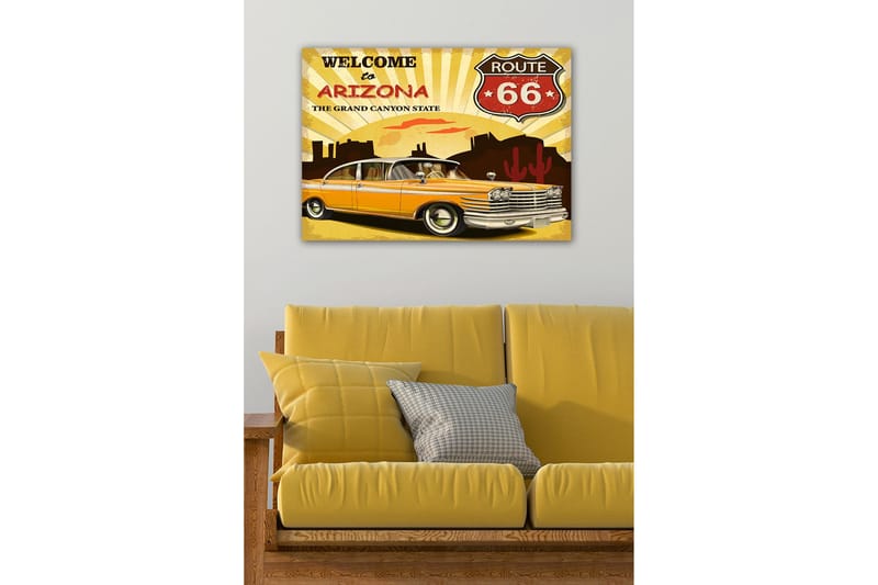 Dekorativ Canvastavla 50x70 cm - Flerfärgad - Inredning & dekor - Tavlor & konst - Canvastavla