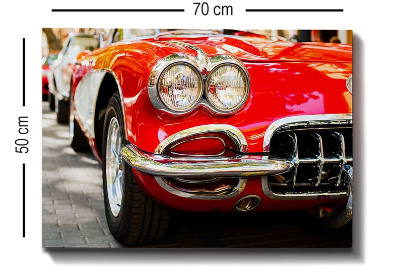 Dekorativ Canvastavla 50x70 cm - Flerfärgad - Inredning & dekor - Tavlor & konst - Canvastavla