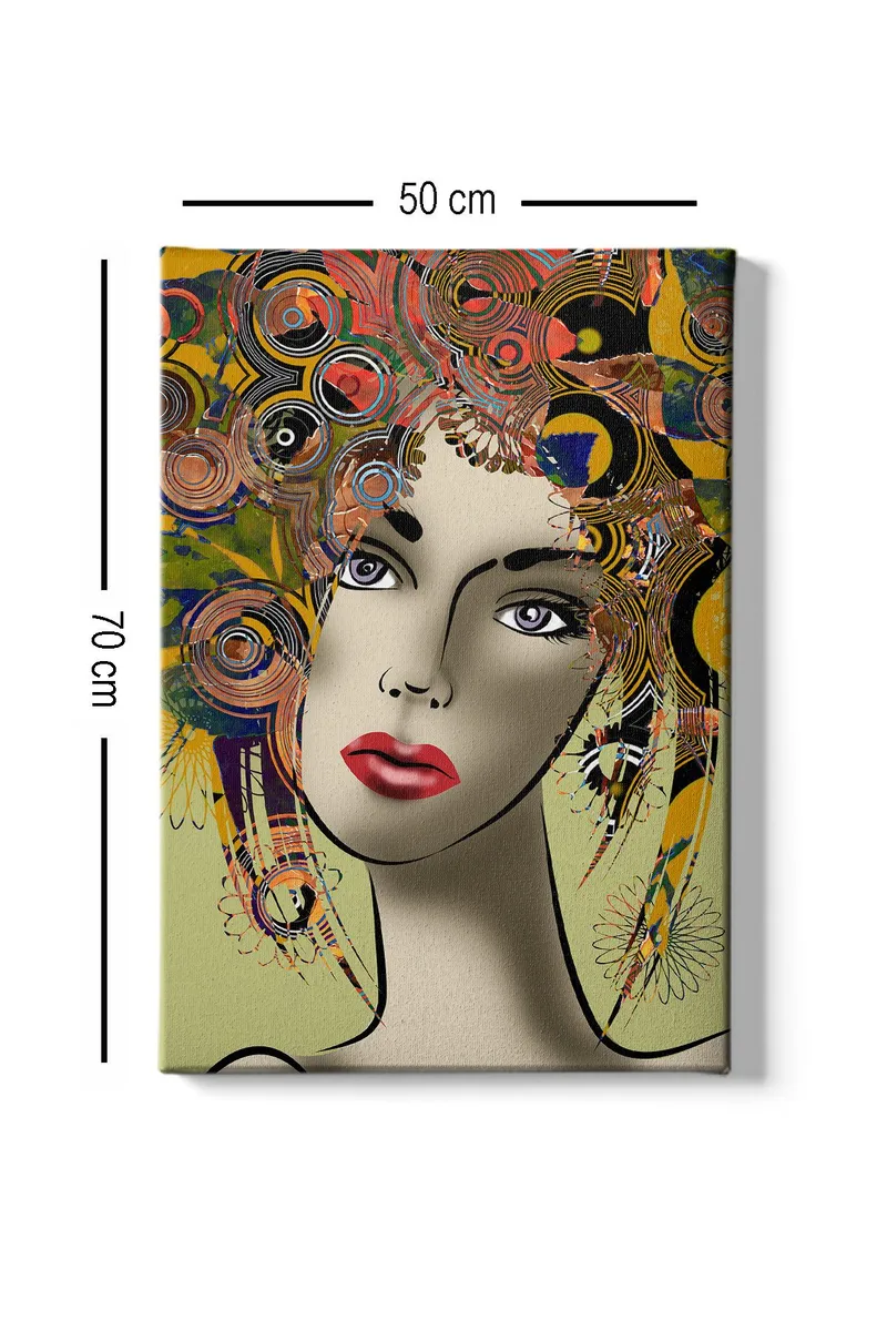 Dekorativ Canvastavla 50x70 cm - Flerfärgad - Inredning & dekor - Tavlor & konst - Canvastavla