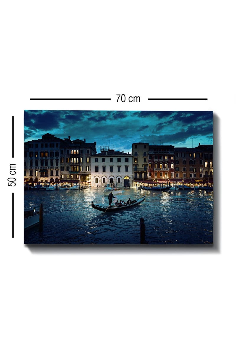 Dekorativ Canvastavla 50x70 cm - Flerfärgad - Inredning & dekor - Tavlor & konst - Canvastavla