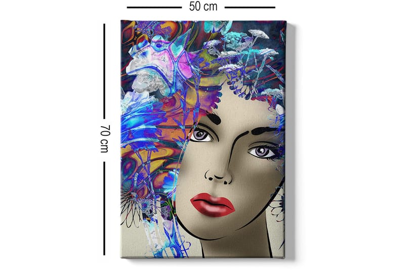 Dekorativ Canvastavla 50x70 cm - Flerfärgad - Inredning & dekor - Tavlor & konst - Canvastavla