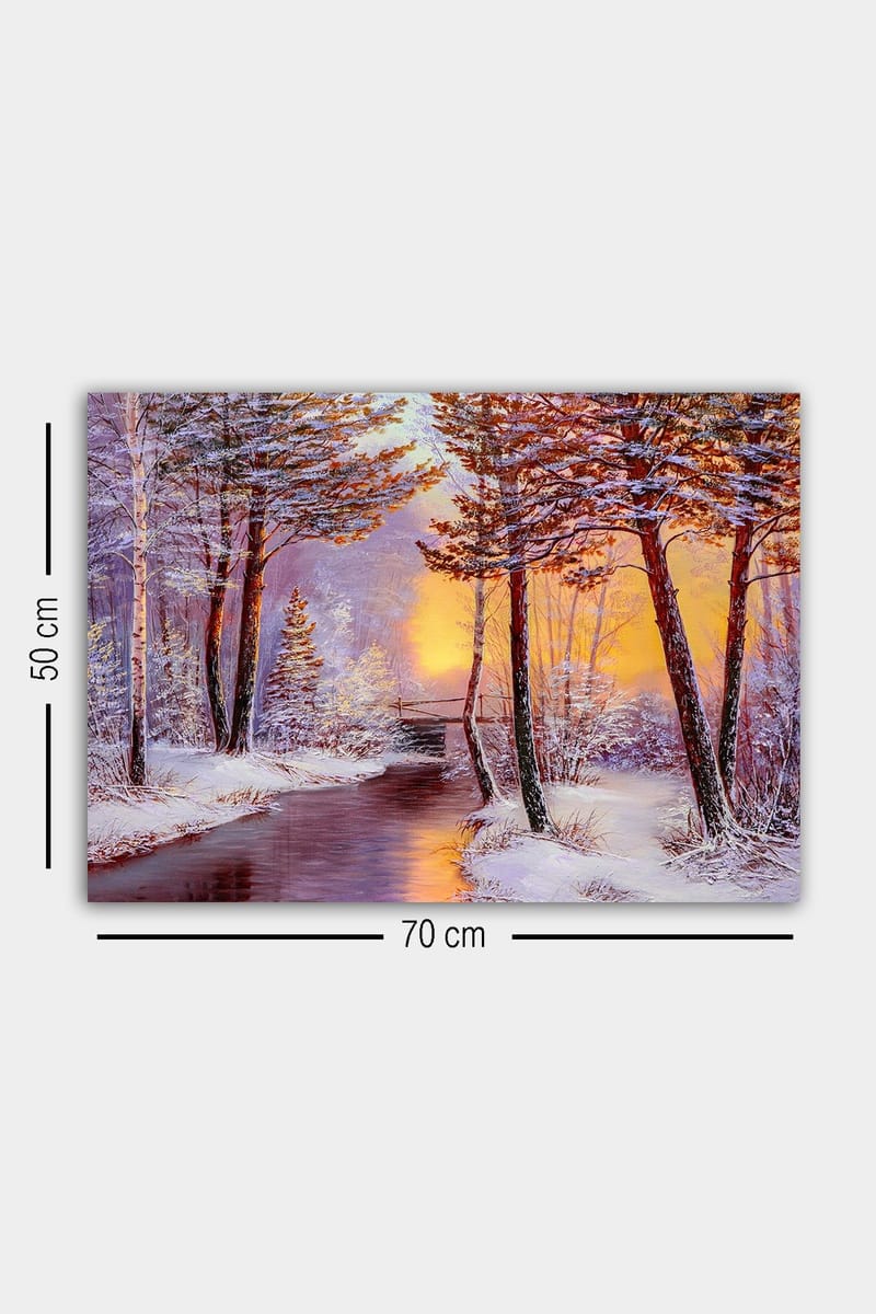 Dekorativ Canvastavla 50x70 cm - Flerfärgad - Inredning & dekor - Tavlor & konst - Canvastavla