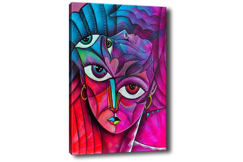 Dekorativ Canvastavla 50x70 cm - Flerfärgad - Inredning & dekor - Tavlor & konst - Canvastavla