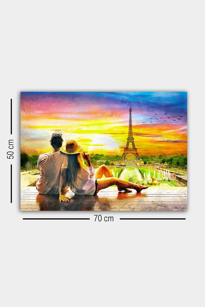 Dekorativ Canvastavla 50x70 cm - Flerfärgad - Inredning & dekor - Tavlor & konst - Canvastavla