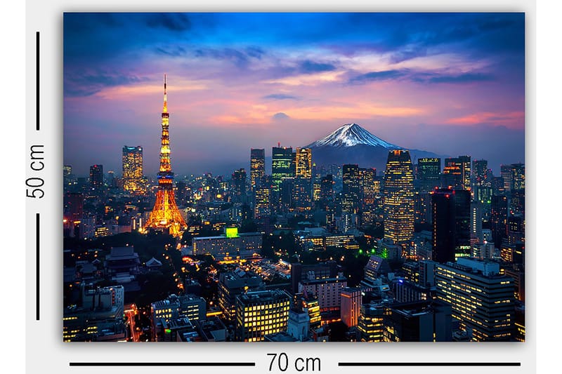 Dekorativ Canvastavla 50x70 cm - Flerfärgad - Inredning & dekor - Tavlor & konst - Canvastavla