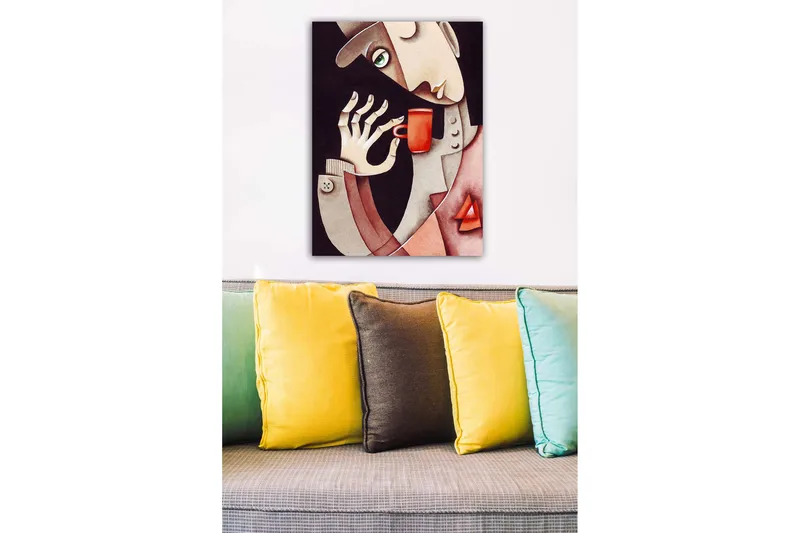 Dekorativ Canvastavla 50x70 cm, Flerfärgad