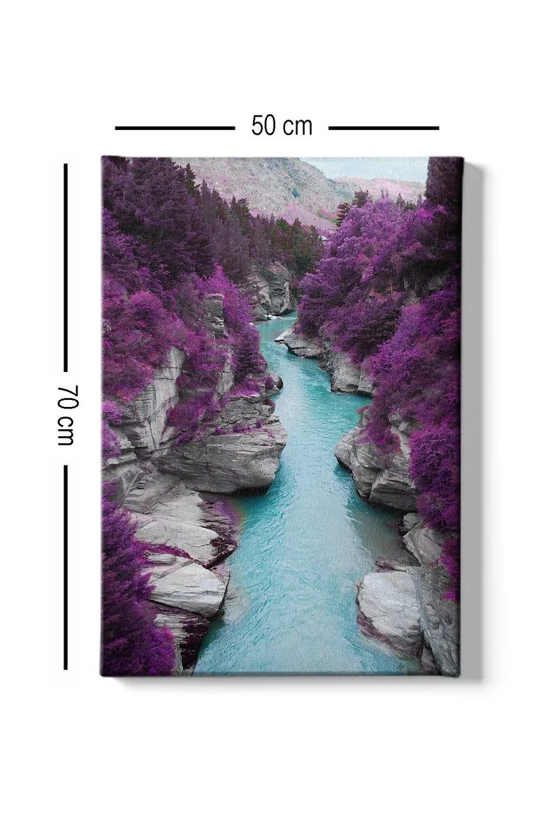 Dekorativ Canvastavla 50x70 cm - Flerfärgad - Inredning & dekor - Tavlor & konst - Canvastavla